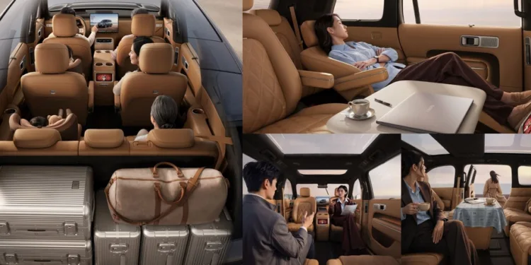 Xiaomi SkyNomad N90 gets 2+2+3 seven-seat cabin