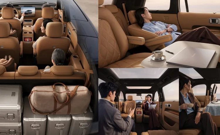 Xiaomi SkyNomad N90 gets 2+2+3 seven-seat cabin