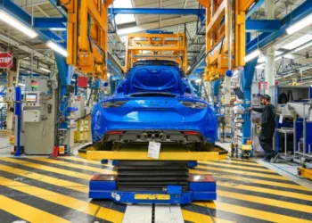 Alpine prepares electric A110 as final petrol sports car leaves Dieppe