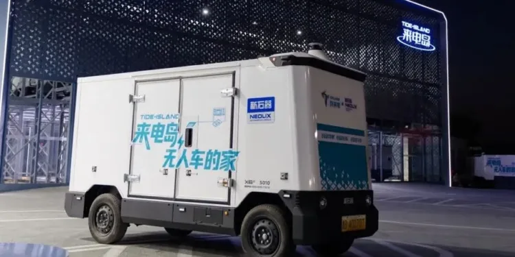 Neolix autonomous vehicle.