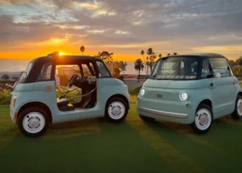 Fiat Topolino launches in US as tiny electric neighbourhood runabout