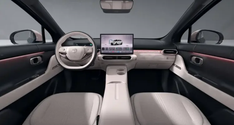 Leapmotor A05s interior revealed with two-tone cabin