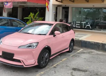 Neta V at its downsized showroom in Glenmarie, Shah Alam.
