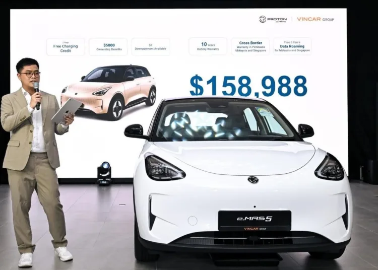 Proton e.MAS 5 launches in Singapore at S$158,988
