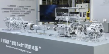 Geely 16-in-1 EV drive.