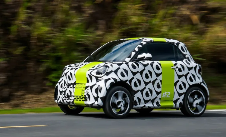 smart #2 undergoes final testing ahead of Paris Motor Show debut
