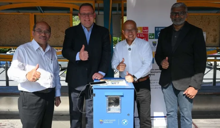 Second-life BMW EV batteries power UM charger, rural Pahang project next