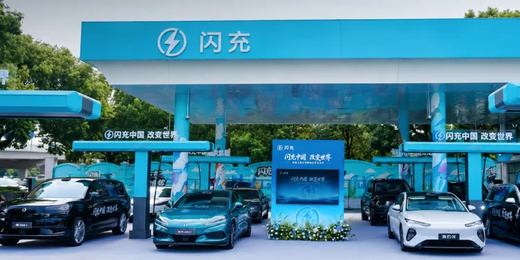 The Shanghai Flash Charging station. — BYD via Li Yunfei/Weibo