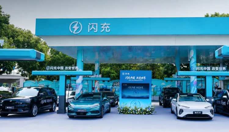The Shanghai Flash Charging station. — BYD via Li Yunfei/Weibo
