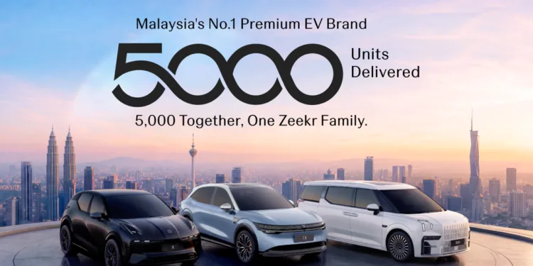 Zeekr Malaysia hits 5,000 deliveries, adds warranty and EV charging benefits