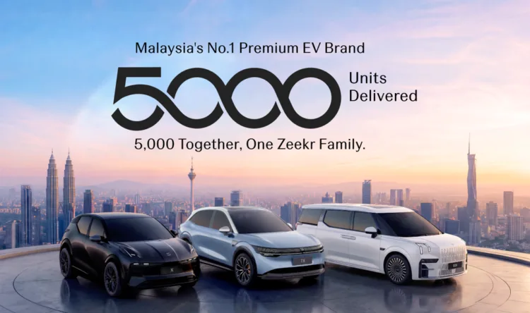 Zeekr Malaysia hits 5,000 deliveries, adds warranty and EV charging benefits