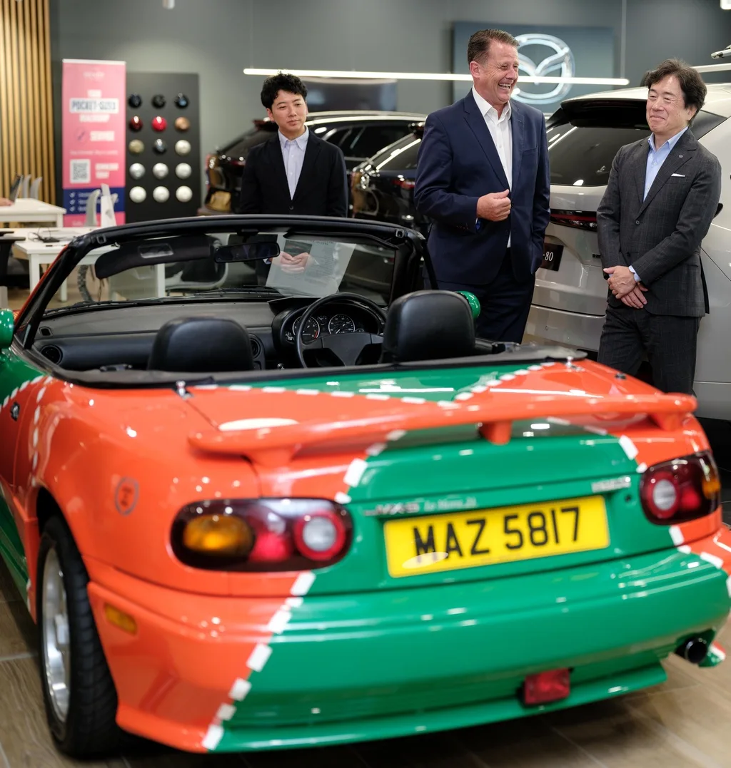 Masahiro Moro (right) visiting UK in June 2026.
