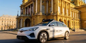 Pony.ai's Gen-7 autonomous-driving system is already being used on Arcfox Alpha T5 Robotaxis in Zagreb under the Pony.ai, Uber and Verne partnership.