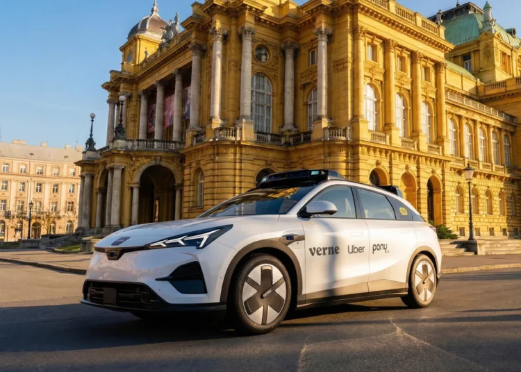Pony.ai's Gen-7 autonomous-driving system is already being used on Arcfox Alpha T5 Robotaxis in Zagreb under the Pony.ai, Uber and Verne partnership.