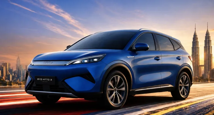 BYD Atto 3 Premium gets Gemilang Blue, drops to RM124,800 for Merdeka