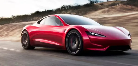 The old Tesla Roadster.