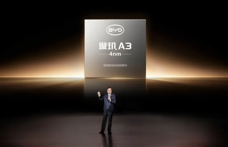 BYD Xuanji A3 smart-driving system-on-chip.