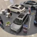 BYD cars on display at a Selangor mall in 2026.