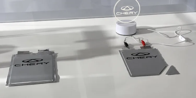 Chery to begin all-solid-state battery vehicle validation in 2027