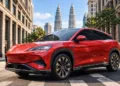 BYD Sealion 7 Hibiscus Red Malaysia Day edition limited to 16 units