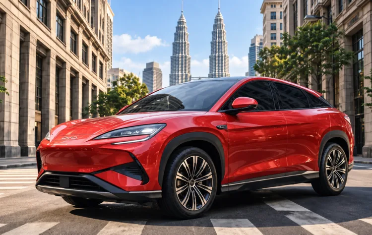 BYD Sealion 7 Hibiscus Red Malaysia Day edition limited to 16 units
