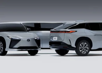 Lexus EVs turned into art for NY exhibition