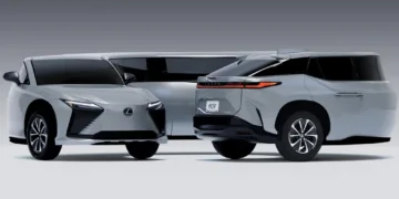 Lexus EVs turned into art for NY exhibition