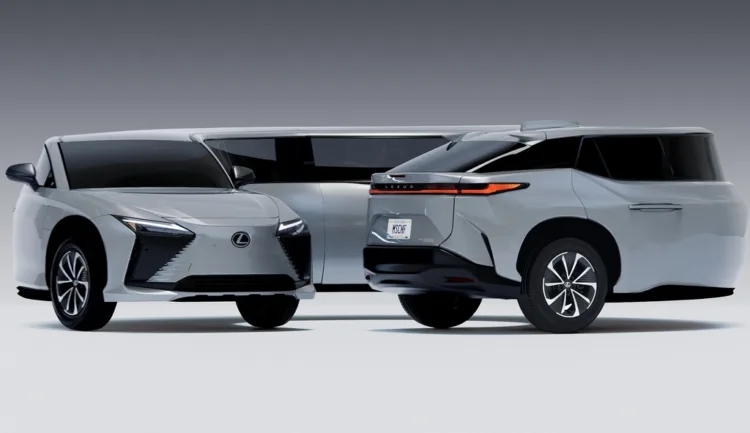 Lexus EVs turned into art for NY exhibition