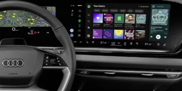 Audi first to offer full Spotify app with videos and live lyrics