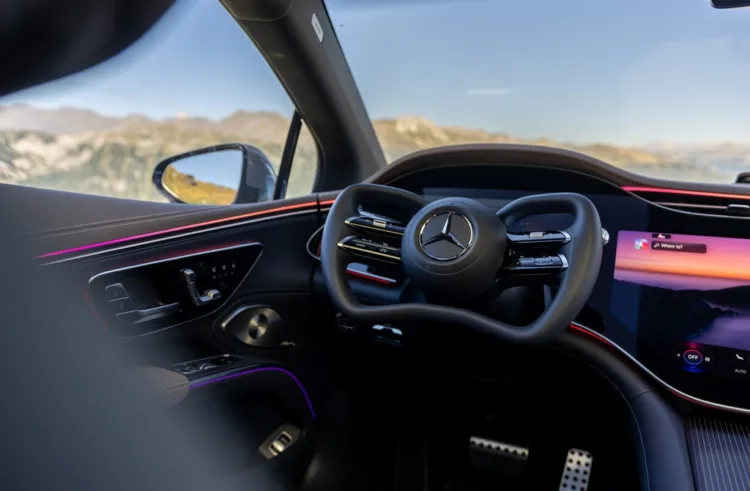 Mercedes-Benz EQS gains steer-by-wire steering