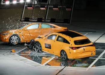 Mercedes-Benz CLA EV survives severe 56kph side-impact crash test