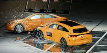 Mercedes-Benz CLA EV survives severe 56kph side-impact crash test
