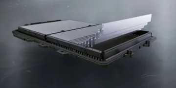 BYD Blade Battery. The image is illustrative and does not show the immersion-cooled stationary battery system described in patent.