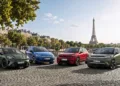 Cupra Raval, Volkswagen ID. Polo, Škoda Epiq and Volkswagen ID. Cross together for the first time at the Paris Motor Show.