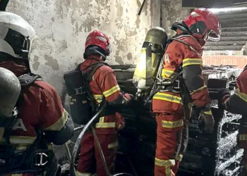 Image handout by Penang Fire and Rescue Department via Bernama.