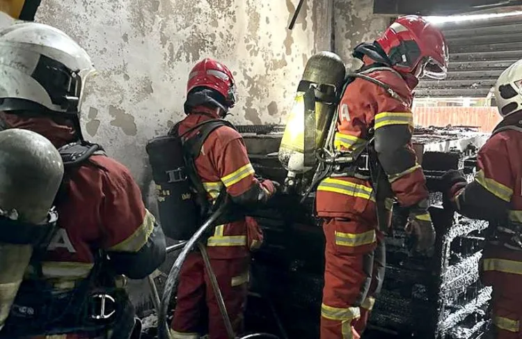 Image handout by Penang Fire and Rescue Department via Bernama.