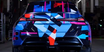 Electric BMW M3.