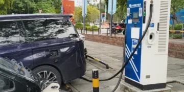 China EV charging.