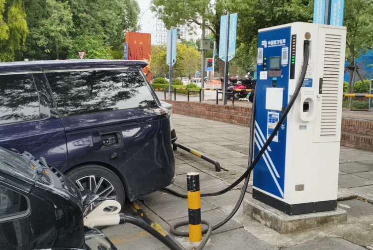 China EV charging.