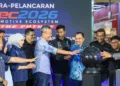 Mara chairman Datuk Dr Asyraf Wajdi Dusuki and other stakeholders at soft opening of Matec 2026.