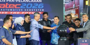 Mara chairman Datuk Dr Asyraf Wajdi Dusuki and other stakeholders at soft opening of Matec 2026.