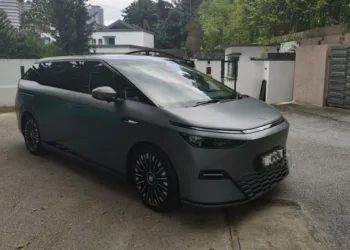 The XPeng X9 electric MPV, shown here in a file photo unrelated to the airbag dispute.