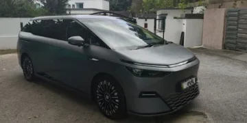 The XPeng X9 electric MPV, shown here in a file photo unrelated to the airbag dispute.