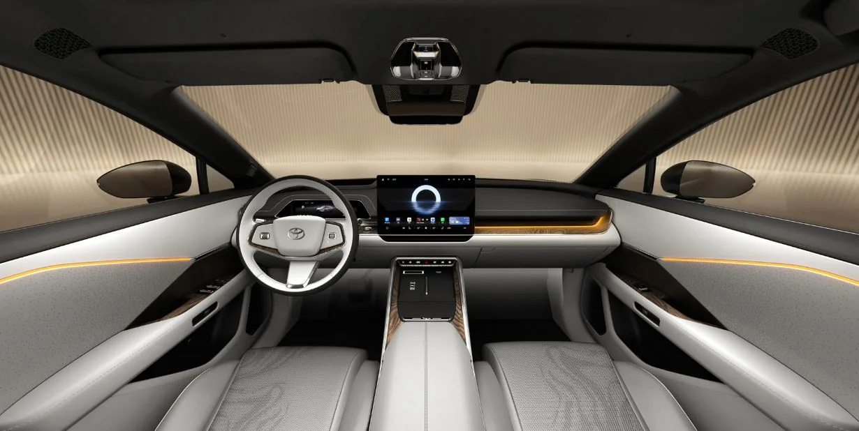 Interior of Toyota bZ7 for China.