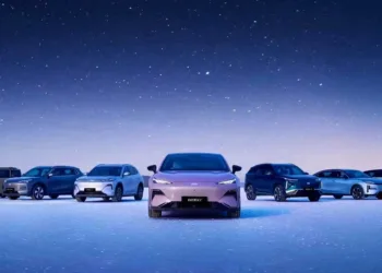Geely product range.